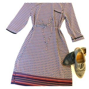 Merona Dress w/ Faux Leather Detail